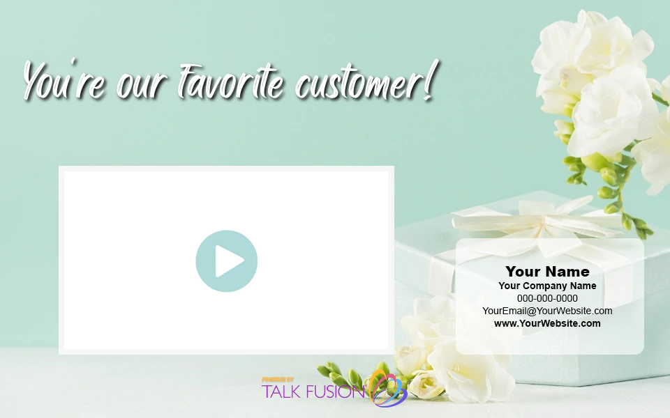 Video Email Template
